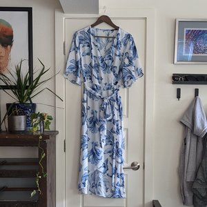 Betabrand Photogenic Wrap Dress